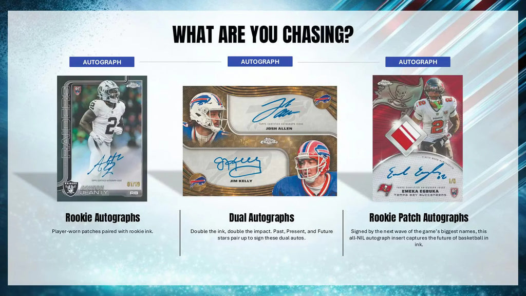 25 TOPPS CHROME FOOTBALL BLASTER