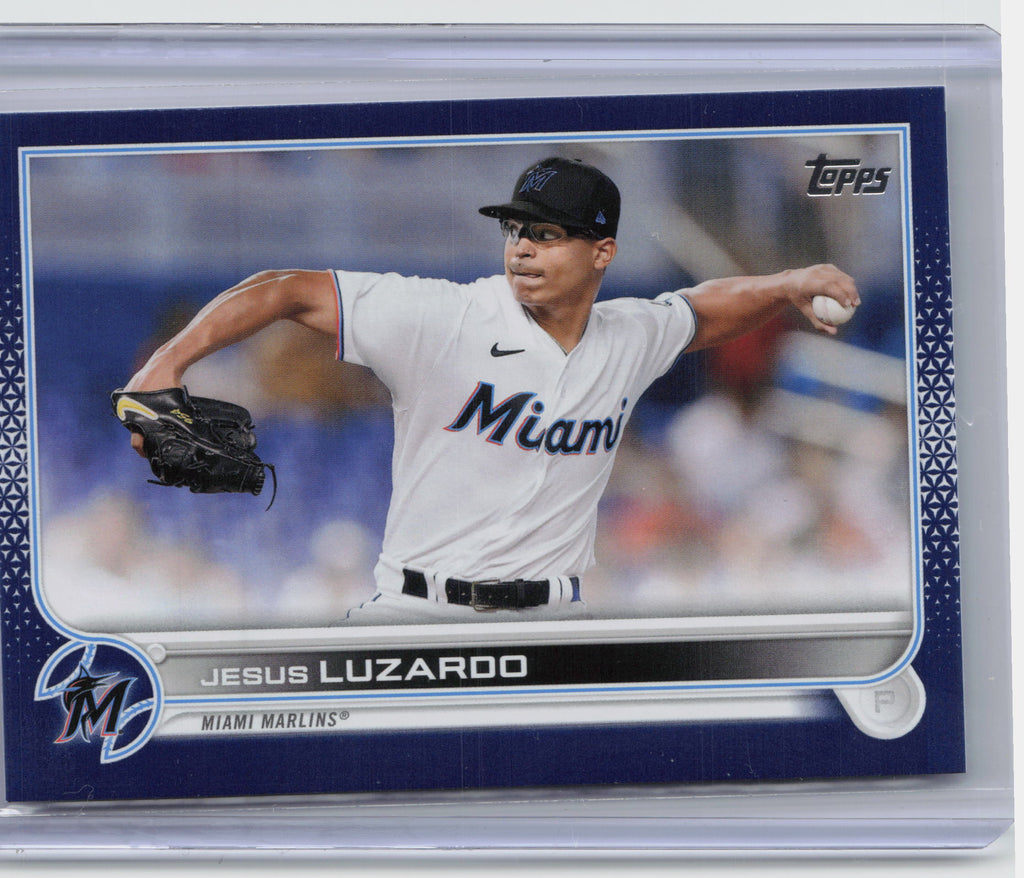 2022 Topps #11 Jesus Luzardo Royal Blue