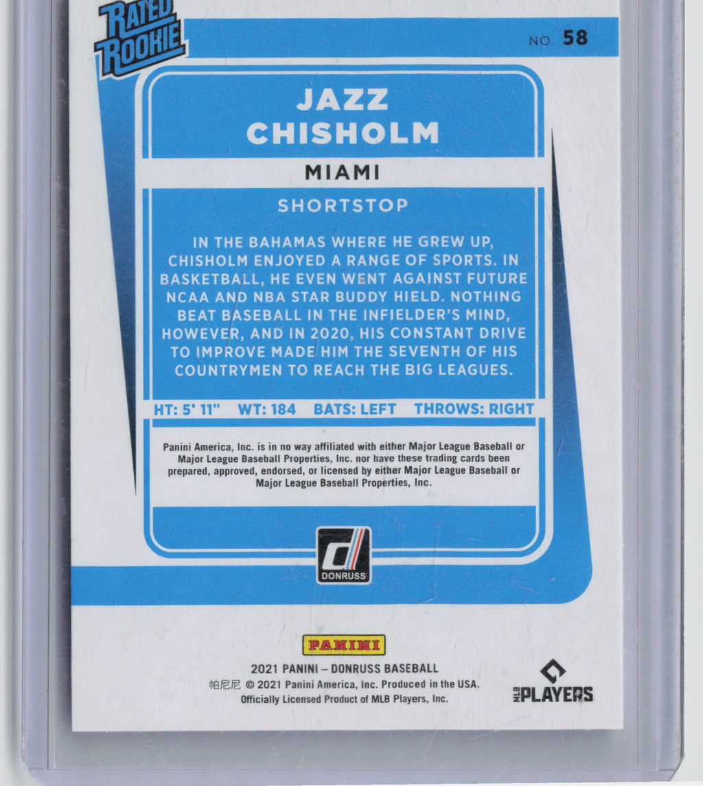 2021 Donruss #58 Jazz Chisholm