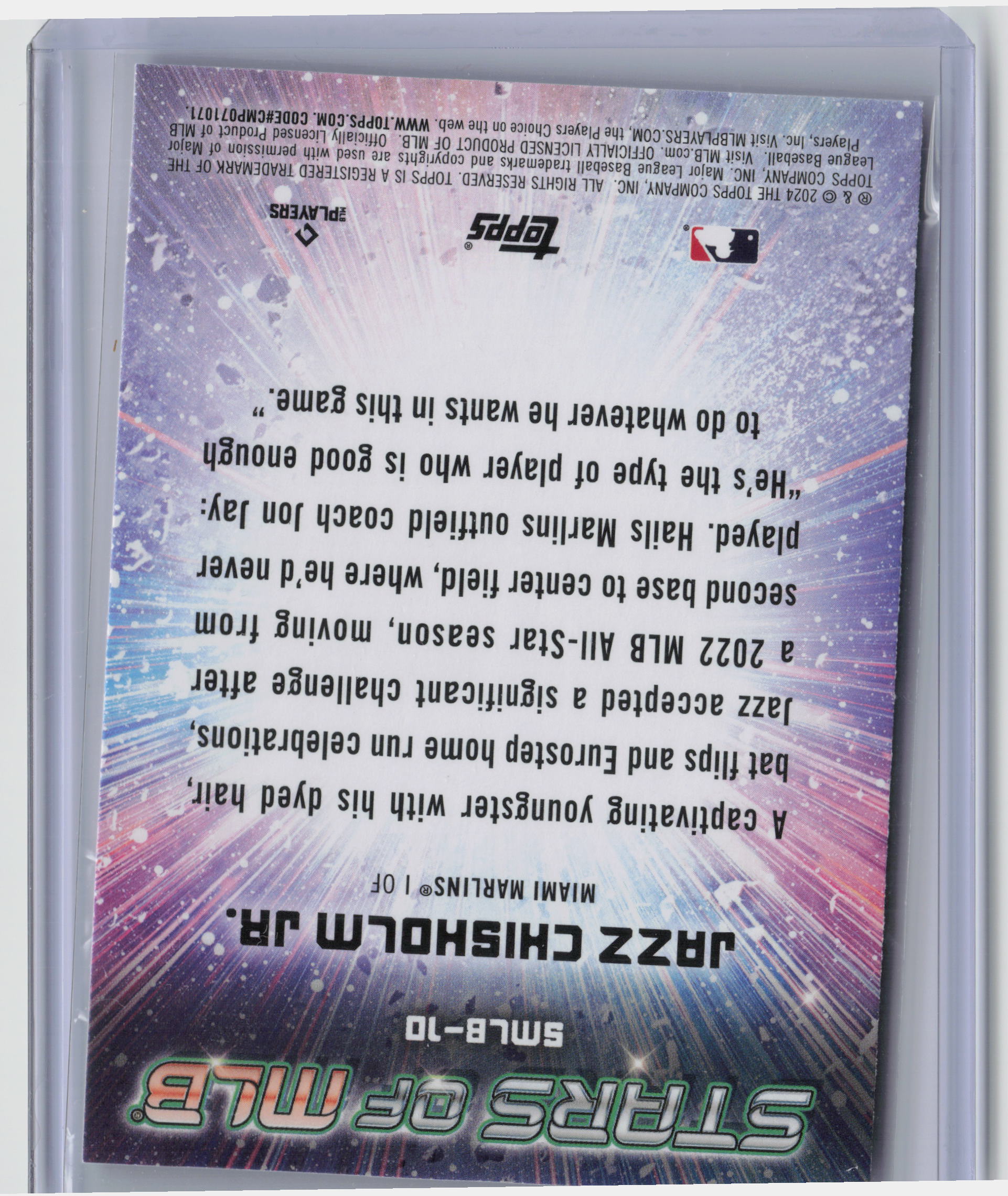 2022 Topps 1st Edition - Stars of MLB #SMLB-10 Jazz Chisholm Jr.
