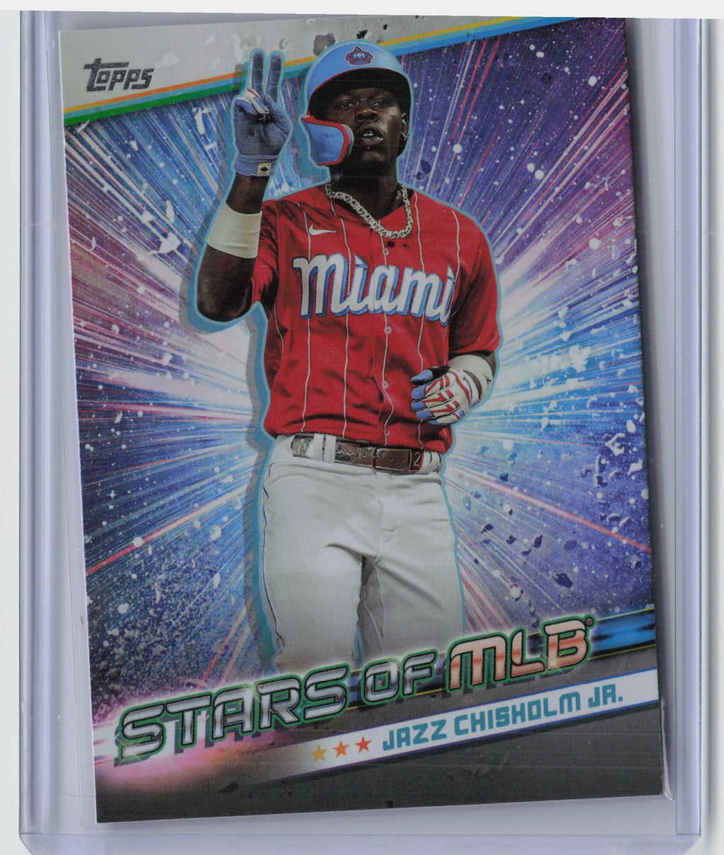 2022 Topps 1st Edition - Stars of MLB #SMLB-10 Jazz Chisholm Jr.