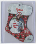 2024 Topps Holiday #SDC-7 Byron Buxton Stocking Die Cut Ornaments