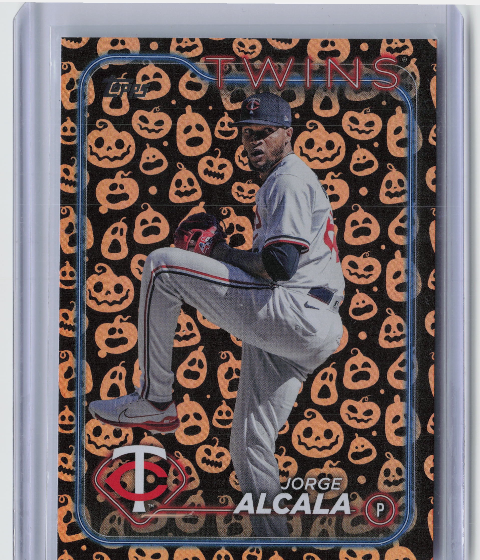 2024 Topps Update #US4 Jorge Alcala Holiday Jack O'Lanterns