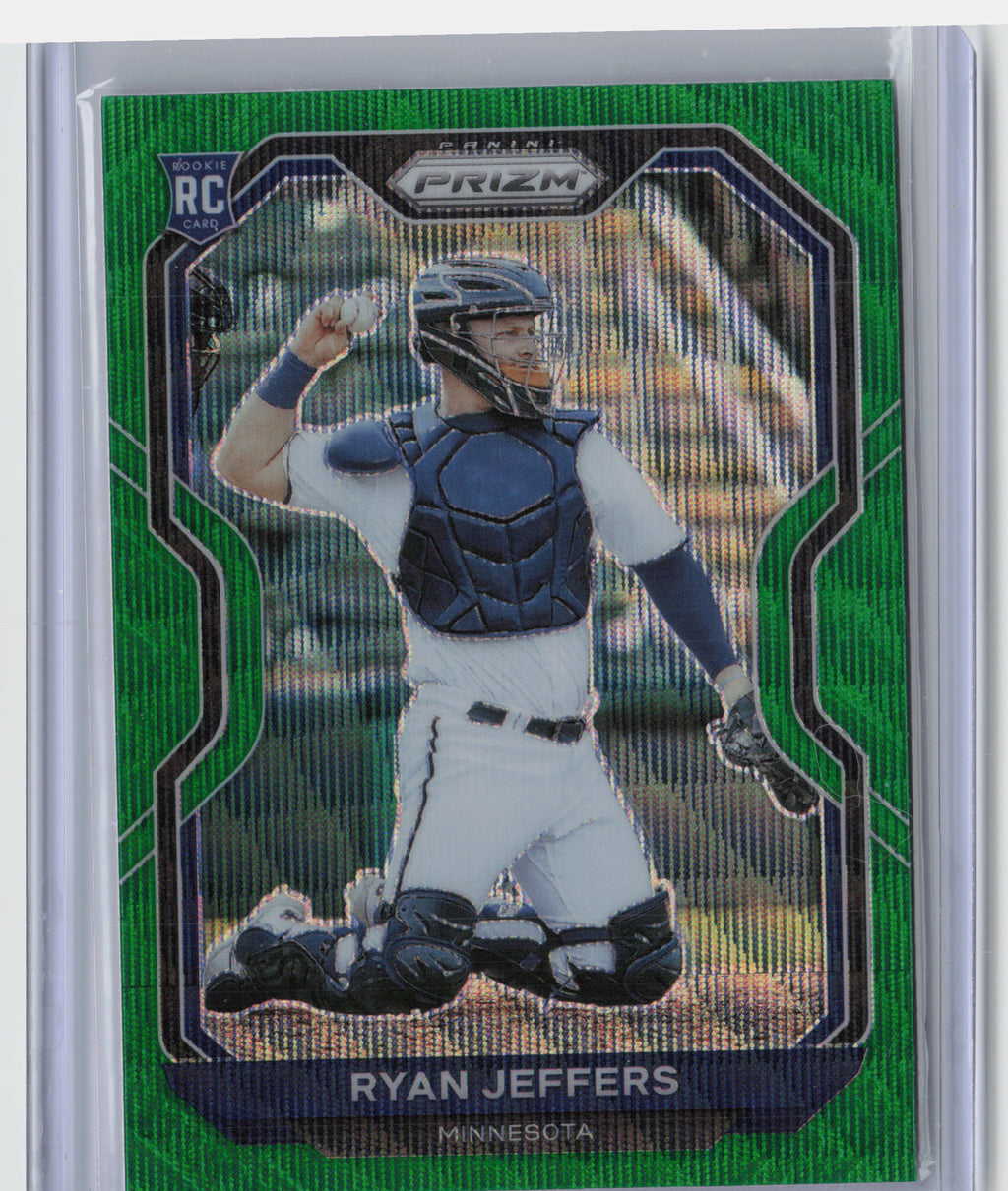 2021 Panini Prizm #30 Ryan Jeffers Green Wave Prizm