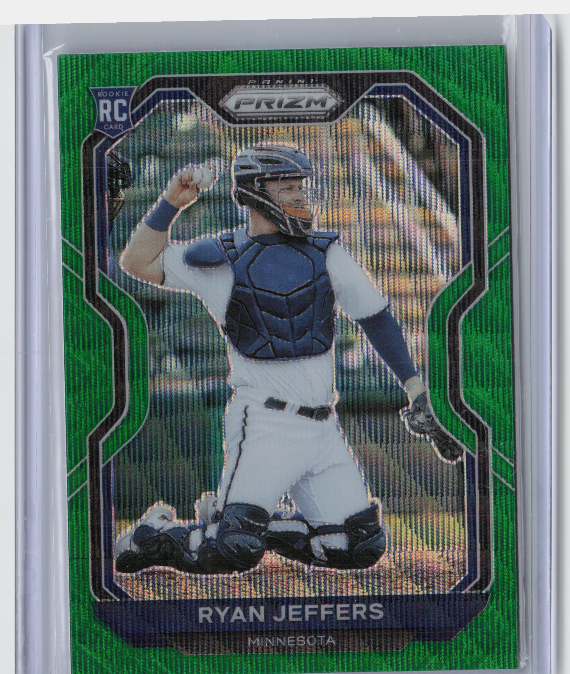 2021 Panini Prizm #30 Ryan Jeffers Green Wave Prizm