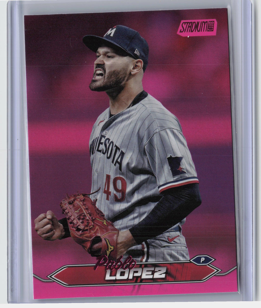 2024 Stadium Club #154 Pablo López Pink Foil