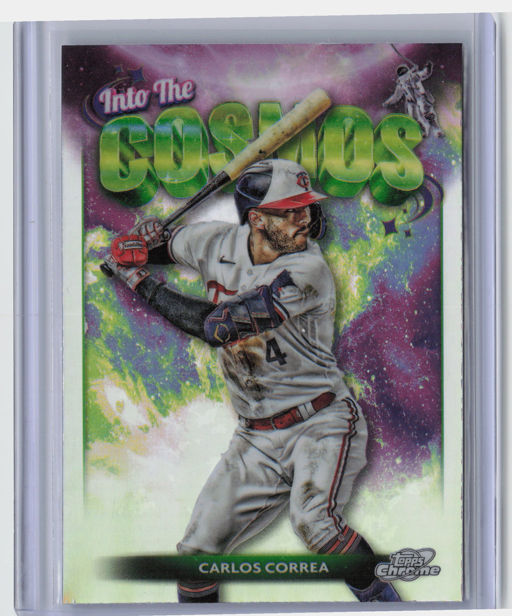 2024 Topps Chrome Cosmic #ITC-17 Carlos Correa Into the Cosmos