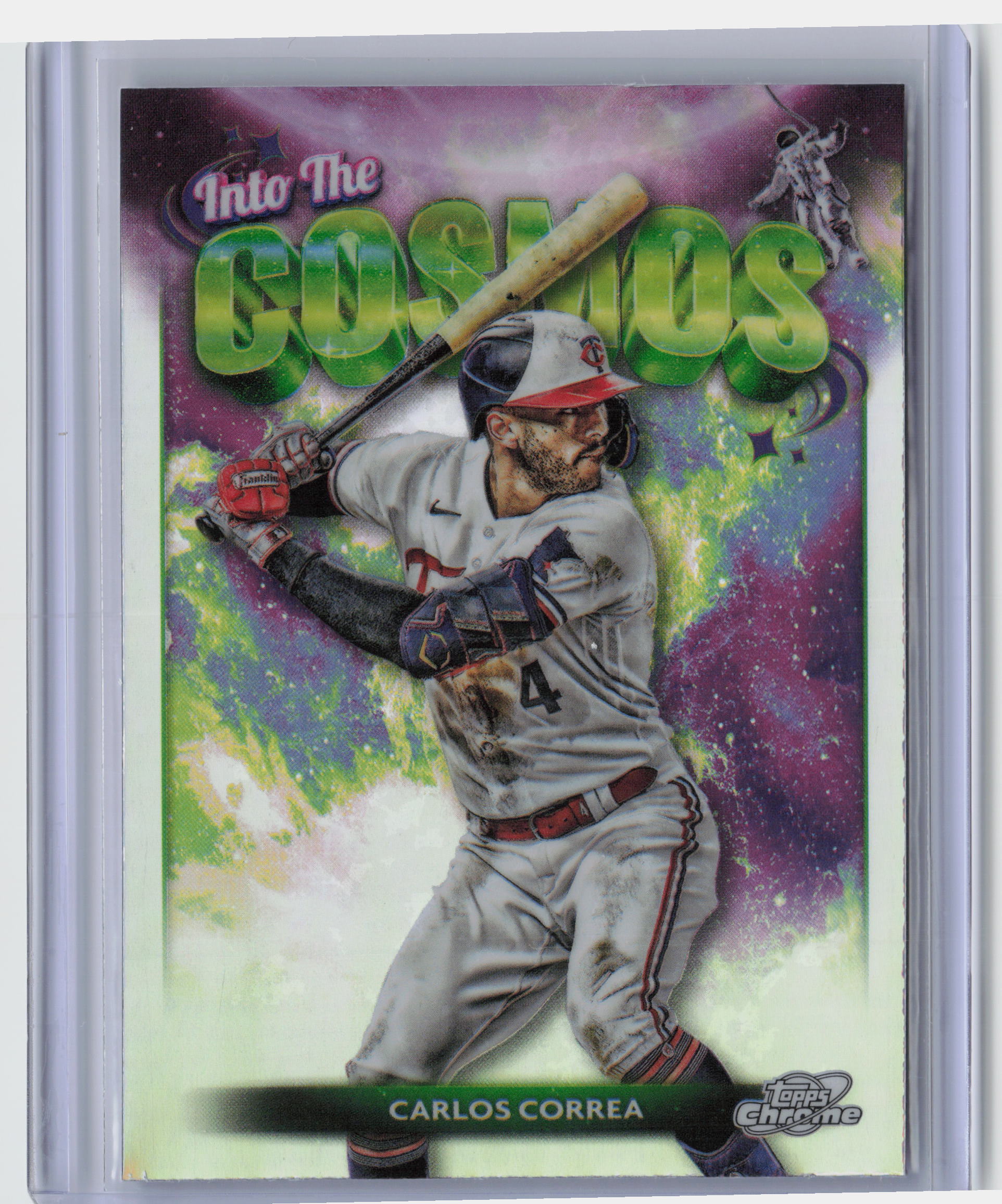 2024 Topps Chrome Cosmic #ITC-17 Carlos Correa Into the Cosmos