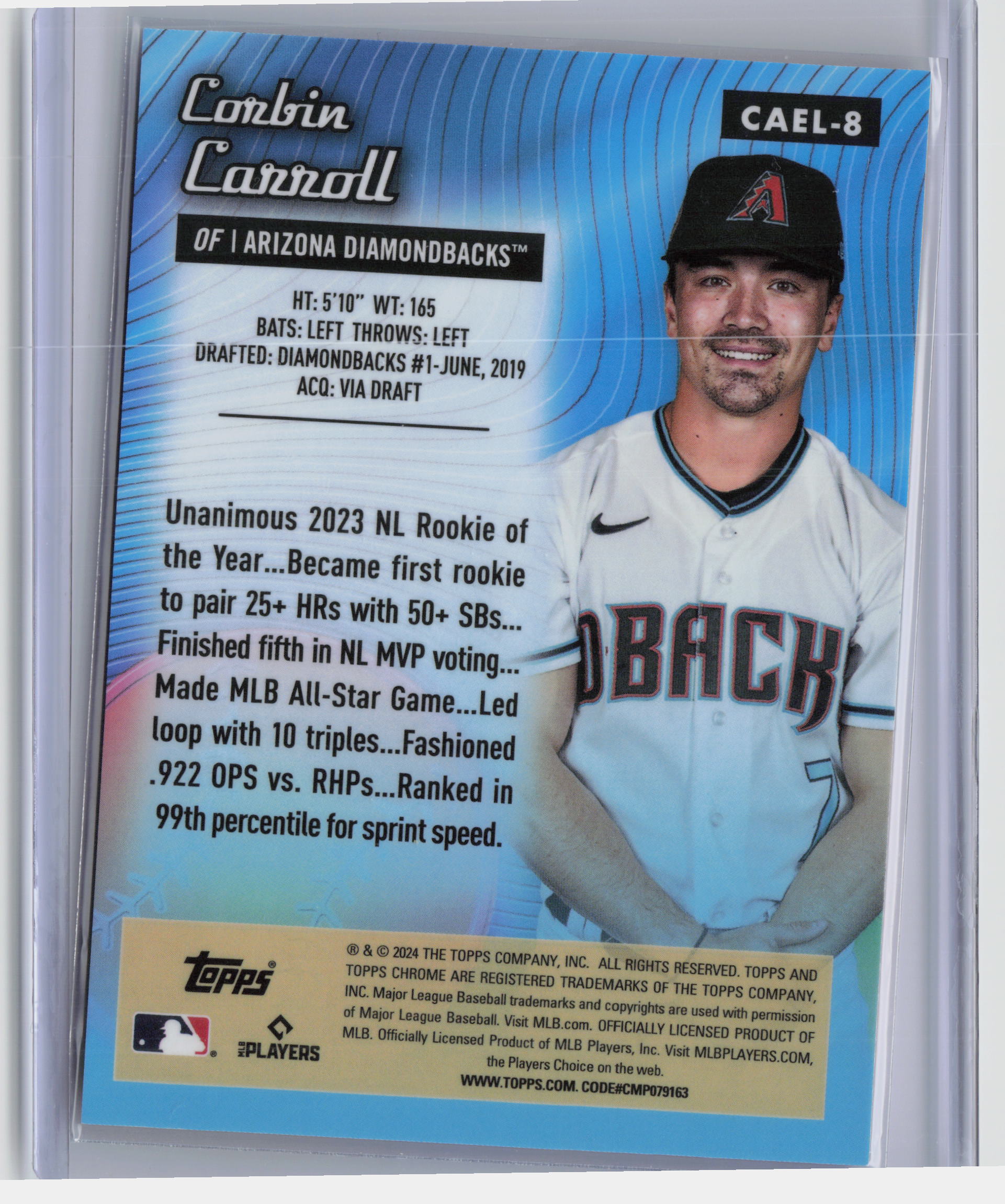 2024 Topps Chrome #CAE-15 Corbin Carroll Chrome All-Etch