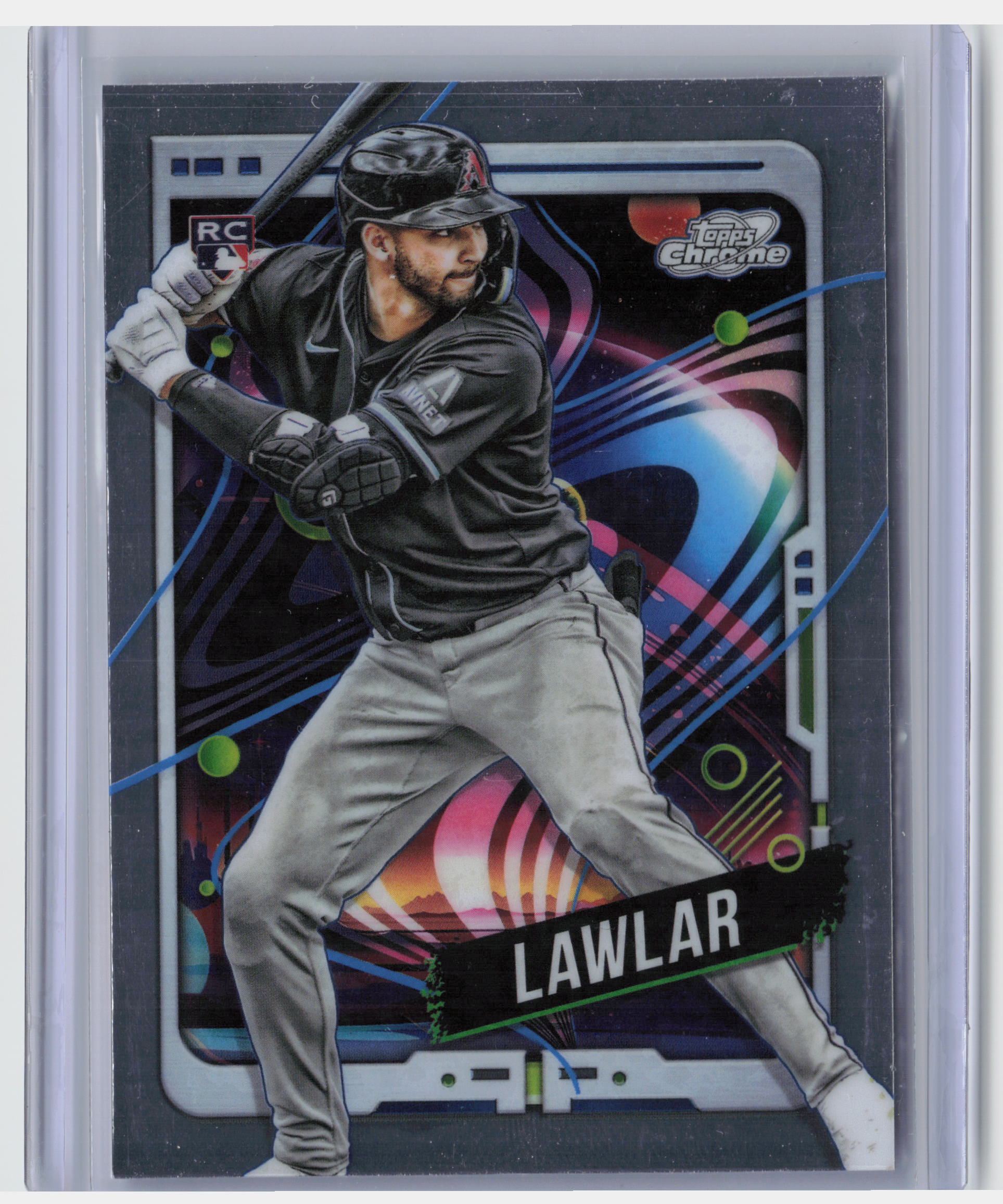 2024 Topps Chrome Cosmic #105 Jordan Lawlar
