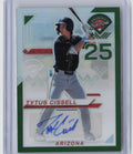 2025 Panini Prospect Tytus Cissell Signatures Green Prizm Auto #116
