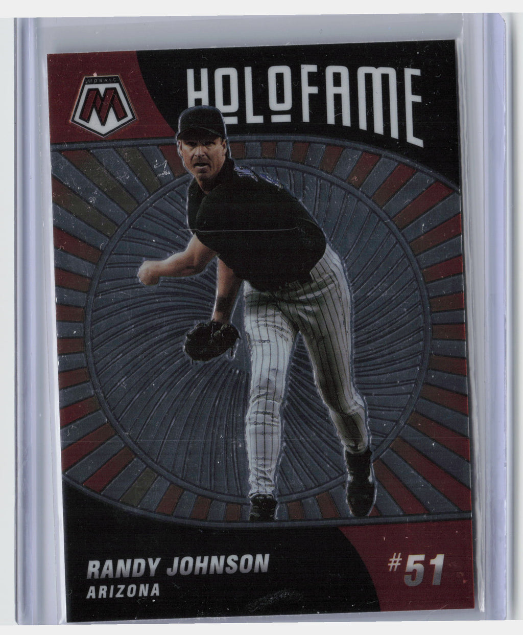 2022 Panini Mosaic #HF-3 Randy Johnson Holofame