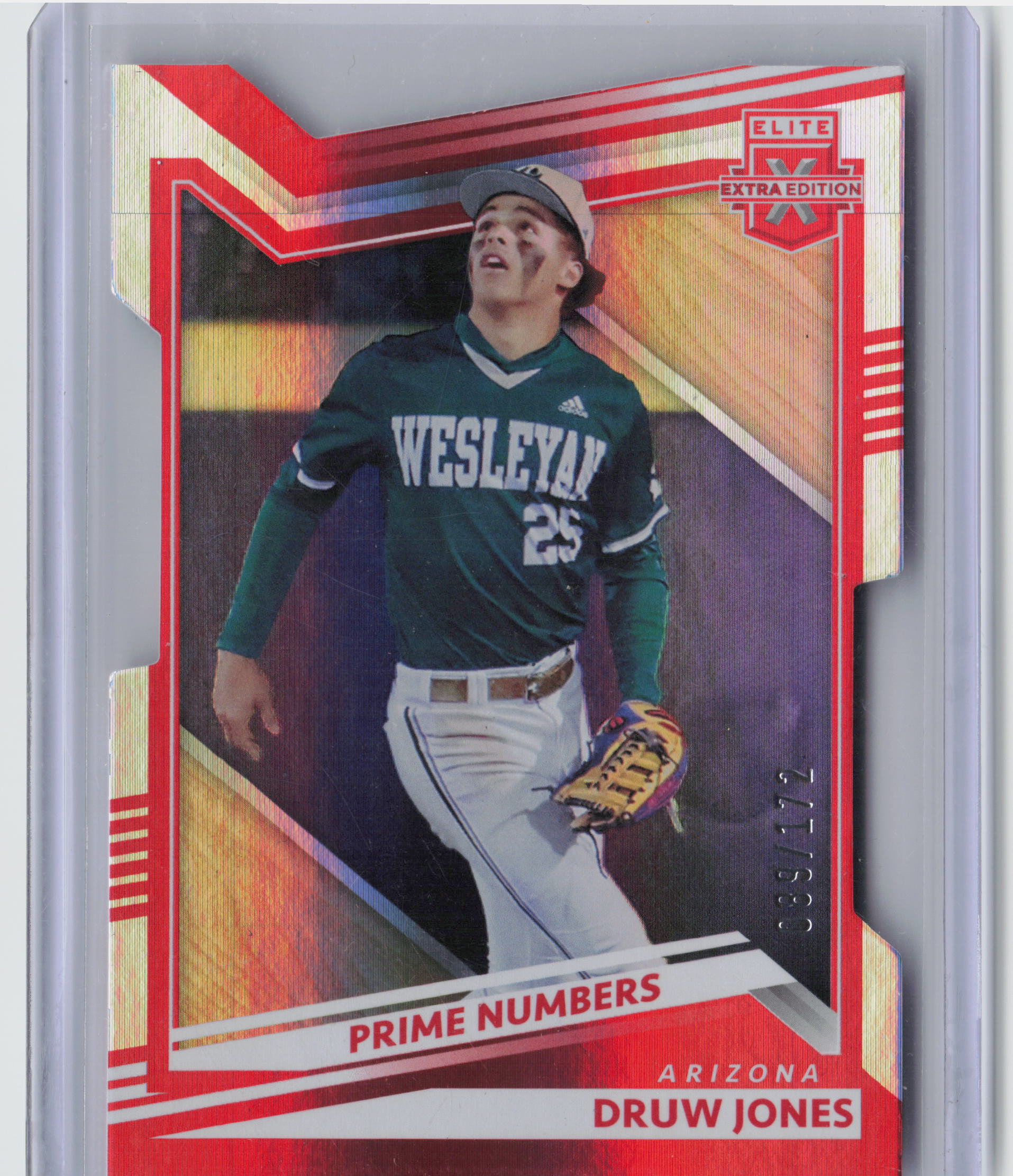 2024 Wild Card Five Card Draw - Vintage Auto Red Foil Red Druw Jones #/2
