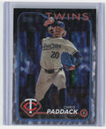 2024 Topps Update #US14 Chris Paddack Silver Crackle Foilboard