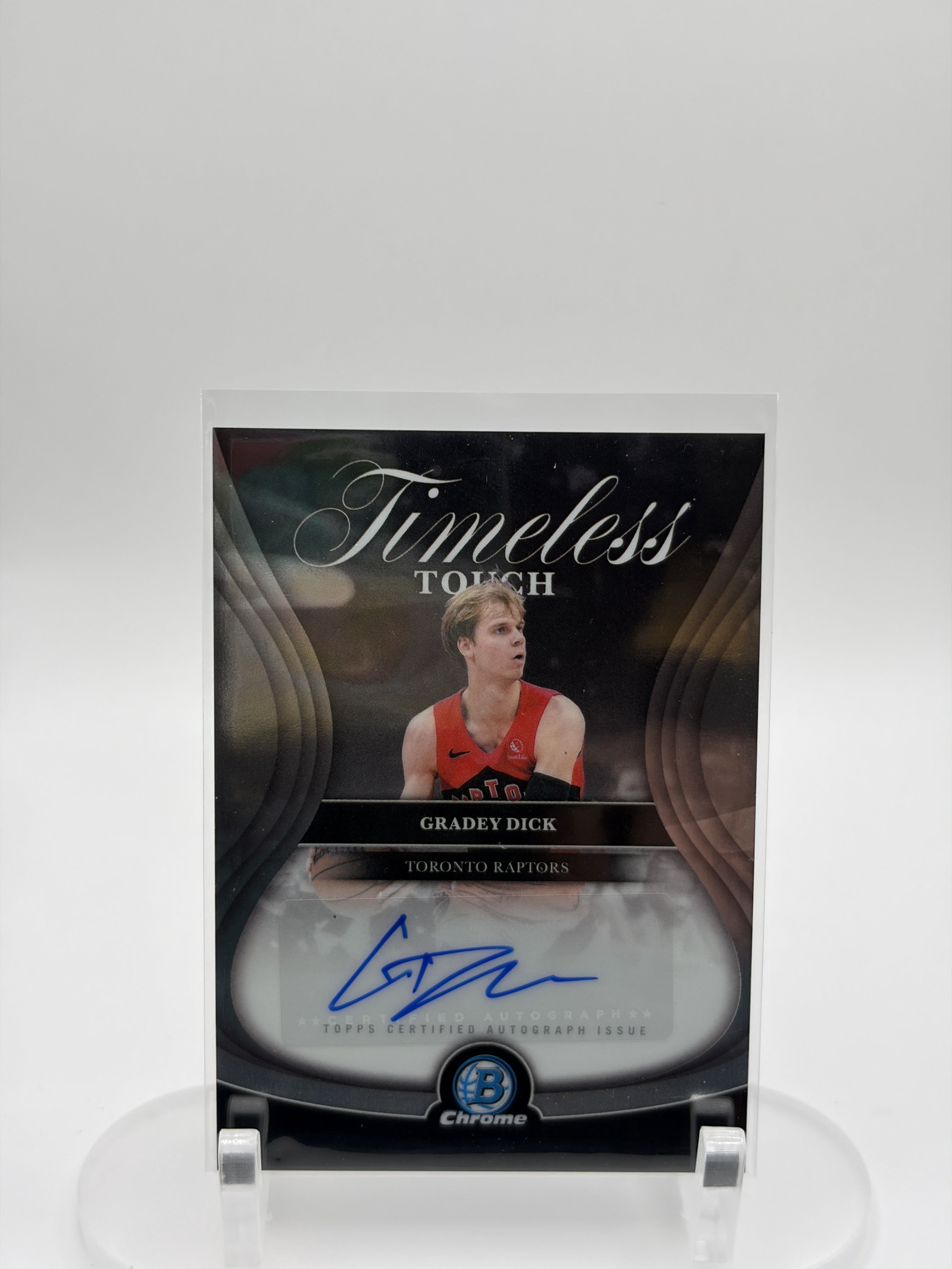 Topps 2025-26 Bowman Gradey Dick Timeless Touch Signatures Auto TTA-GD