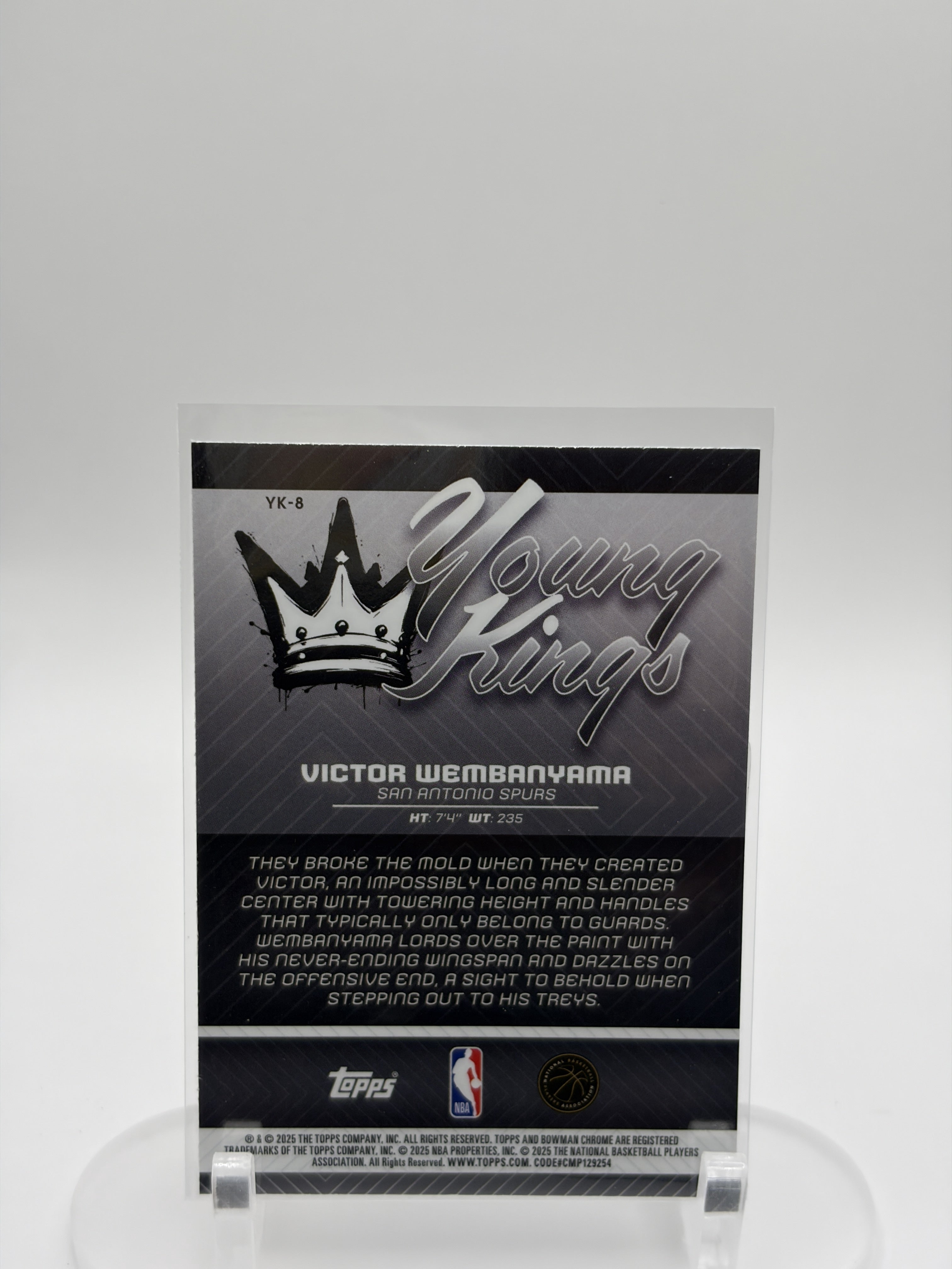 2025-26 Bowman #YK-8 Victor Wembanyama Young Kings
