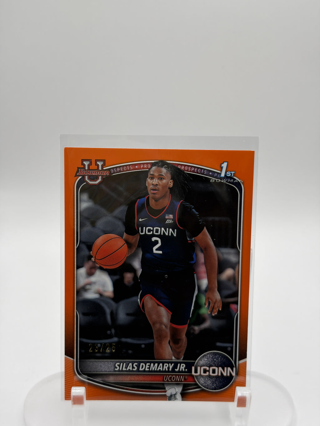 2025-26 Bowman #BPP-20 Silas Demary Jr. Prospects Orange /25