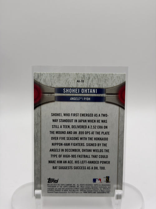 2018 Topps National Baseball Card Day #AA-10 Shohei Ohtani Los Angeles Angels
