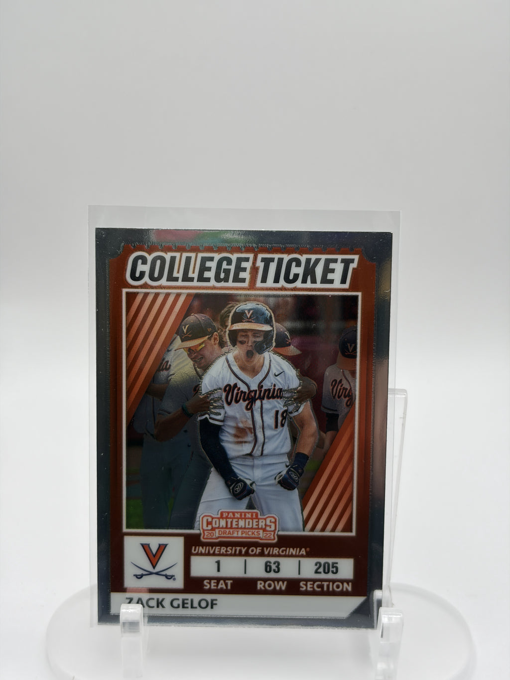 2022 Panini Elite Extra Edition #CTO-32 Zack Gelof College Tickets Optic