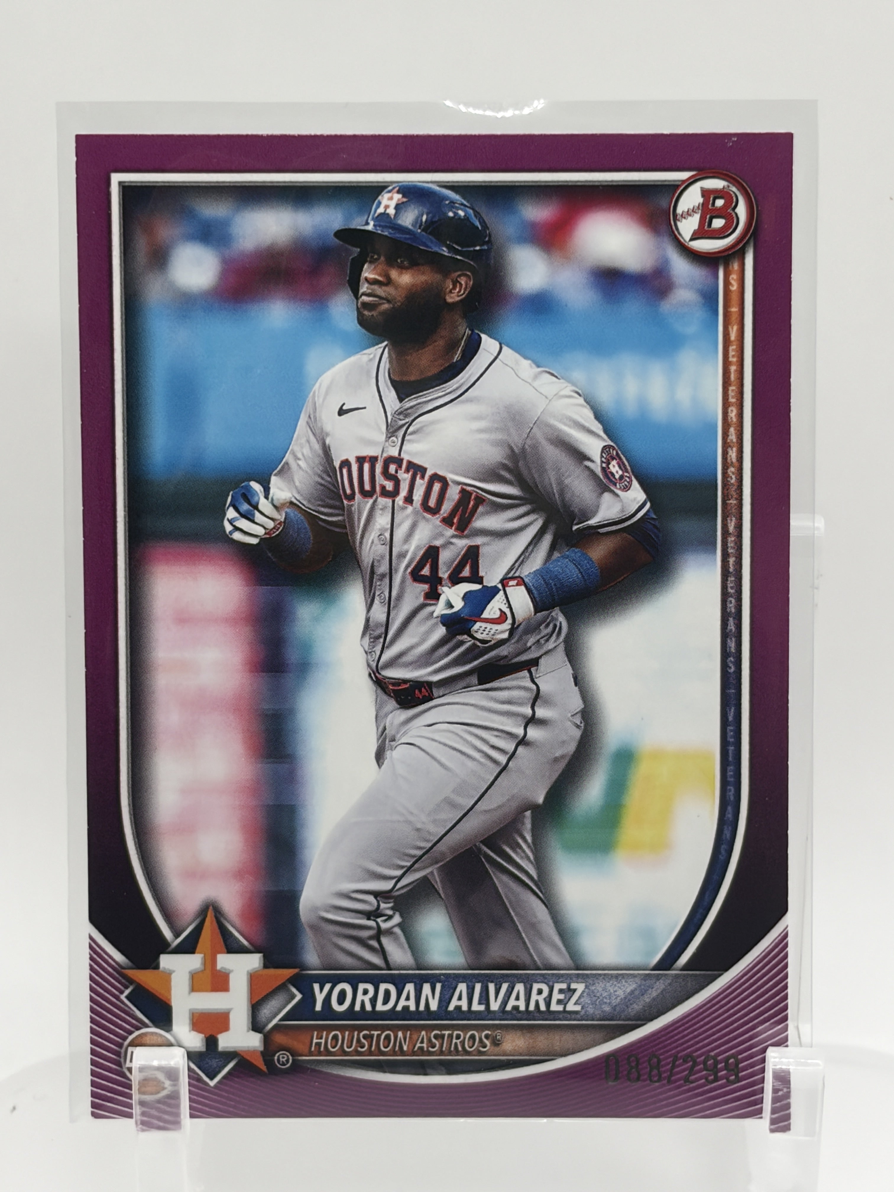 2025 Bowman Fuchsia 65/299 Yordan Alvarez #25