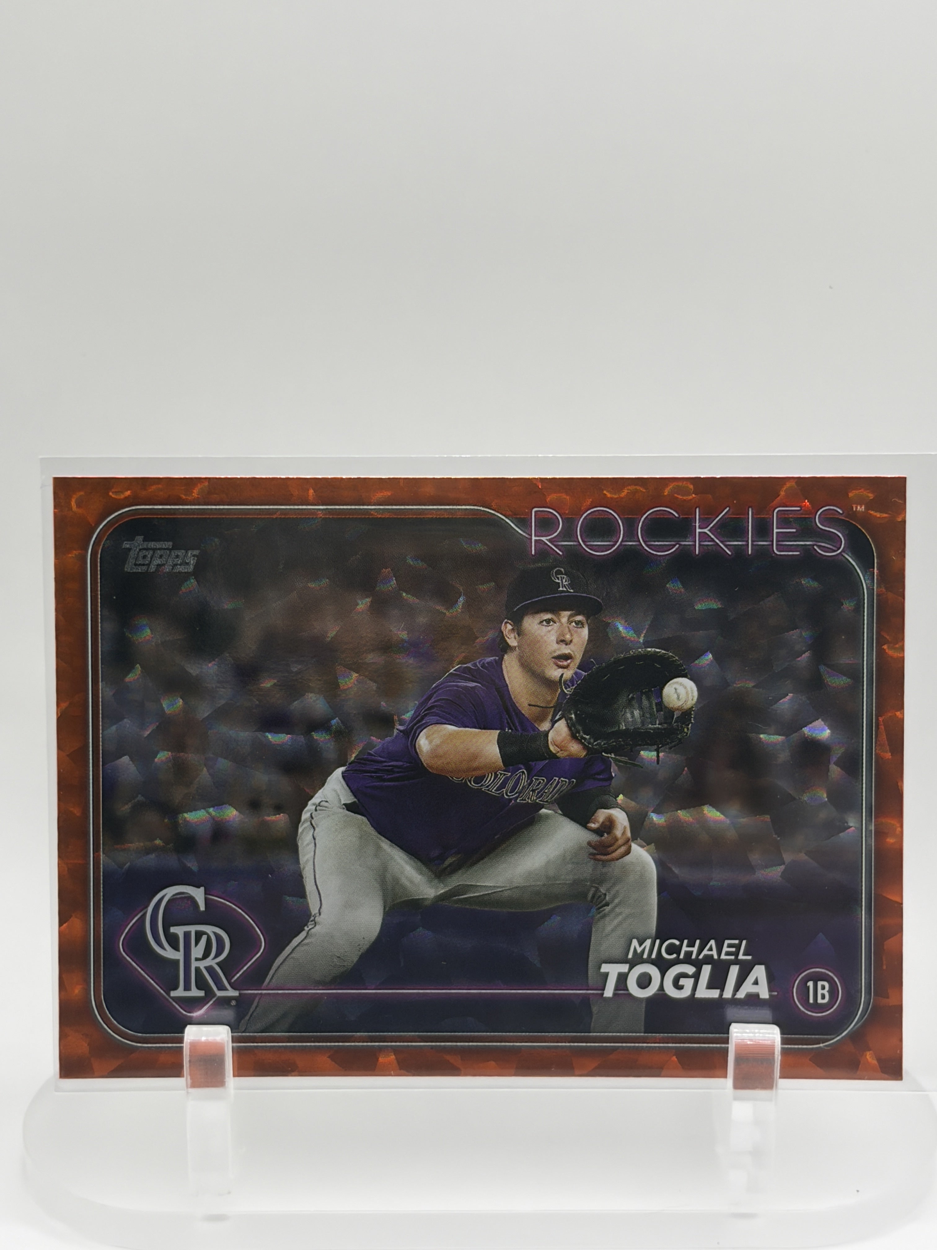 Michael Toglia 2024 Topps #/799 #626 Colorado Rockies Purple Holofoil SN