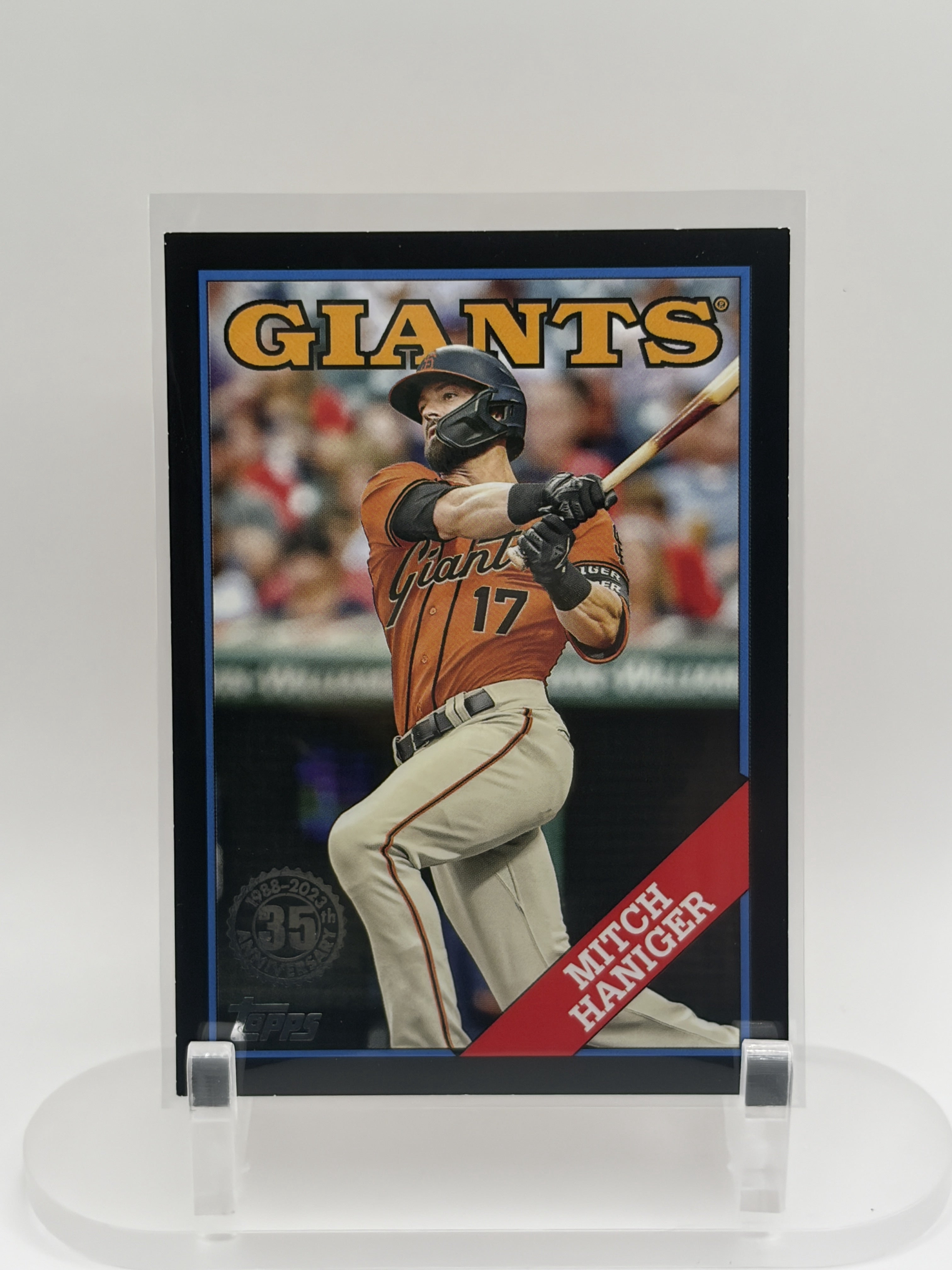 Mitch Haniger 2023 Topps San Francisco Giants 1988 Black (Series Two) SN