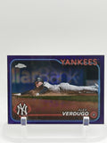 Alex Verdugo 2024 Topps Chrome #11 New York Yankees Pink Refractors
