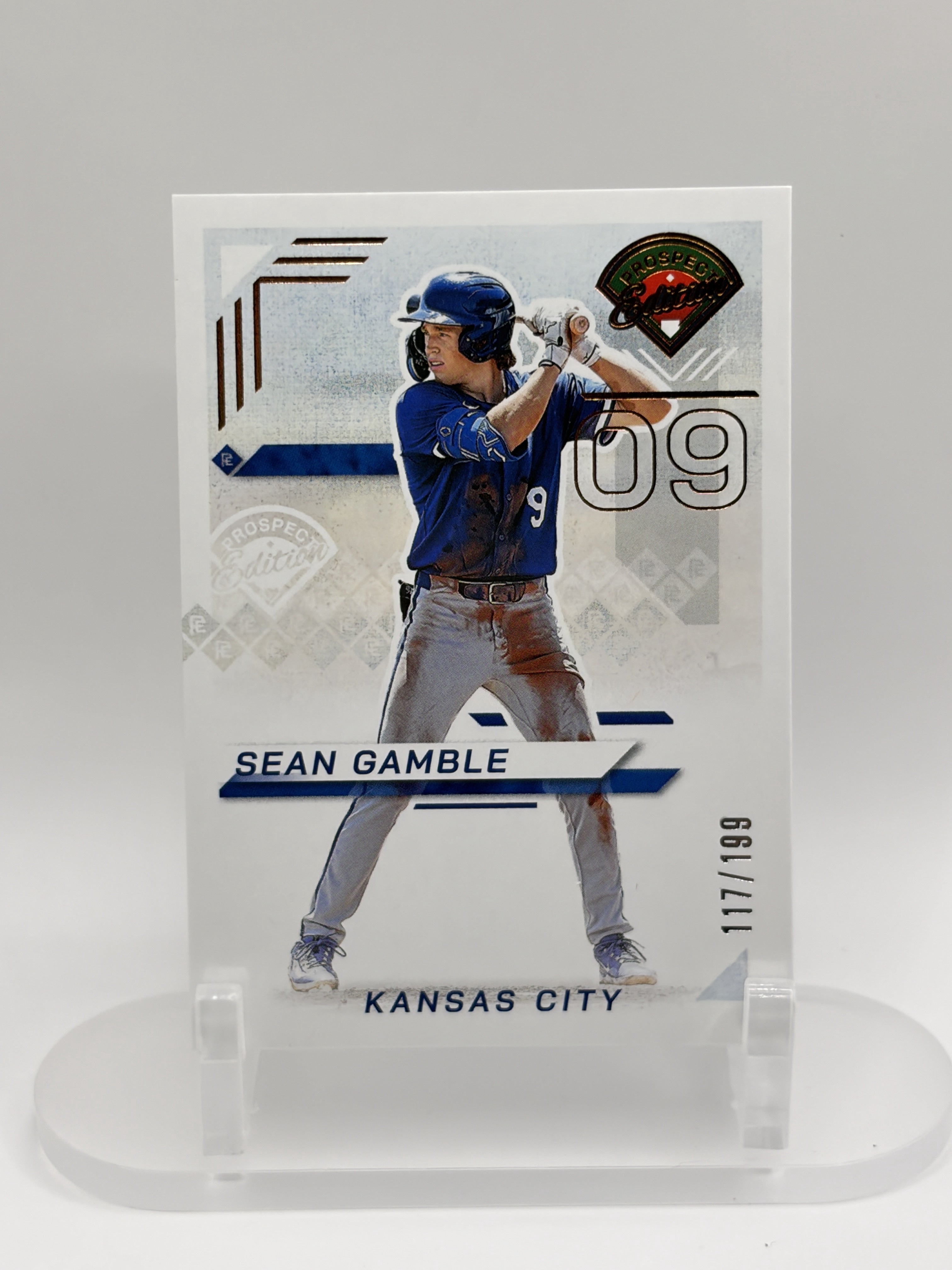 Sean Gamble 2025 Panini Prospect Edition Kansas City Royals #102