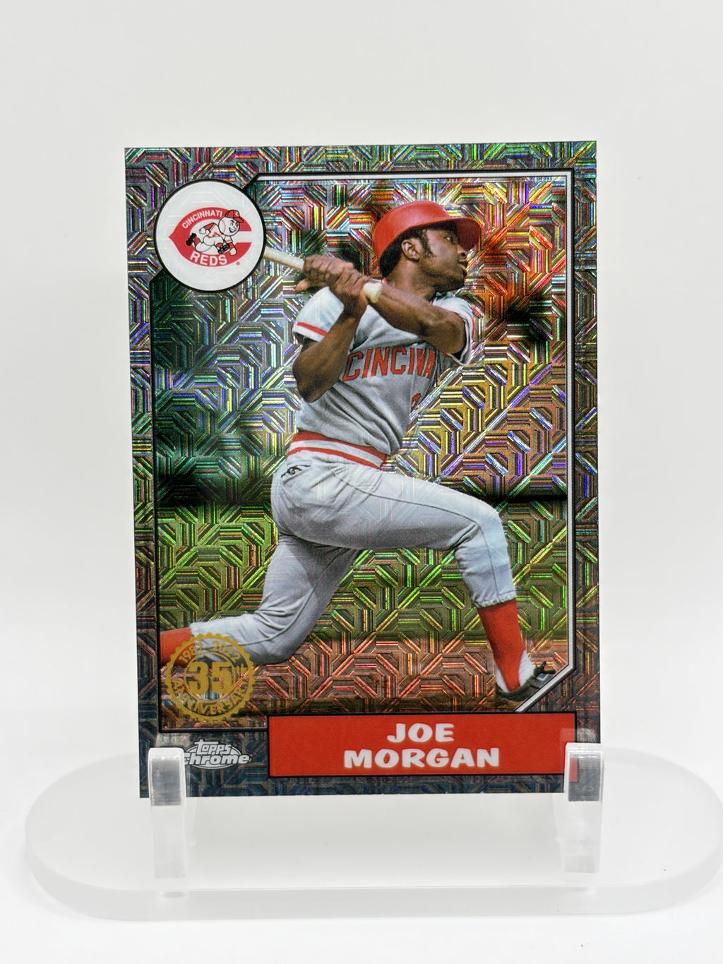 2022 Topps Update #T87C-72 Joe Morgan 1987 Topps Baseball 35th Anniversary #/199