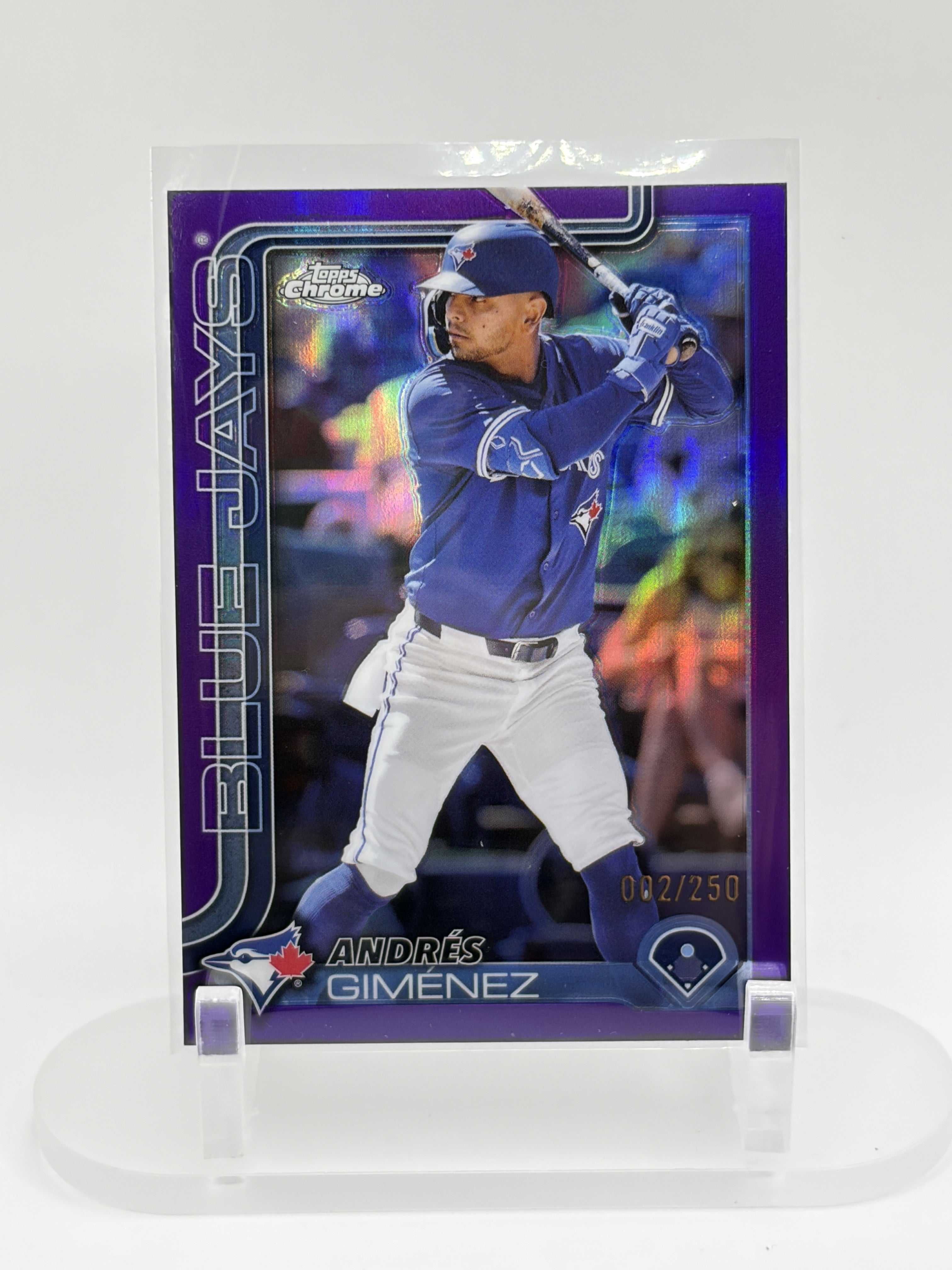 2025 Topps Chrome #70 Andrés Giménez Refractors
