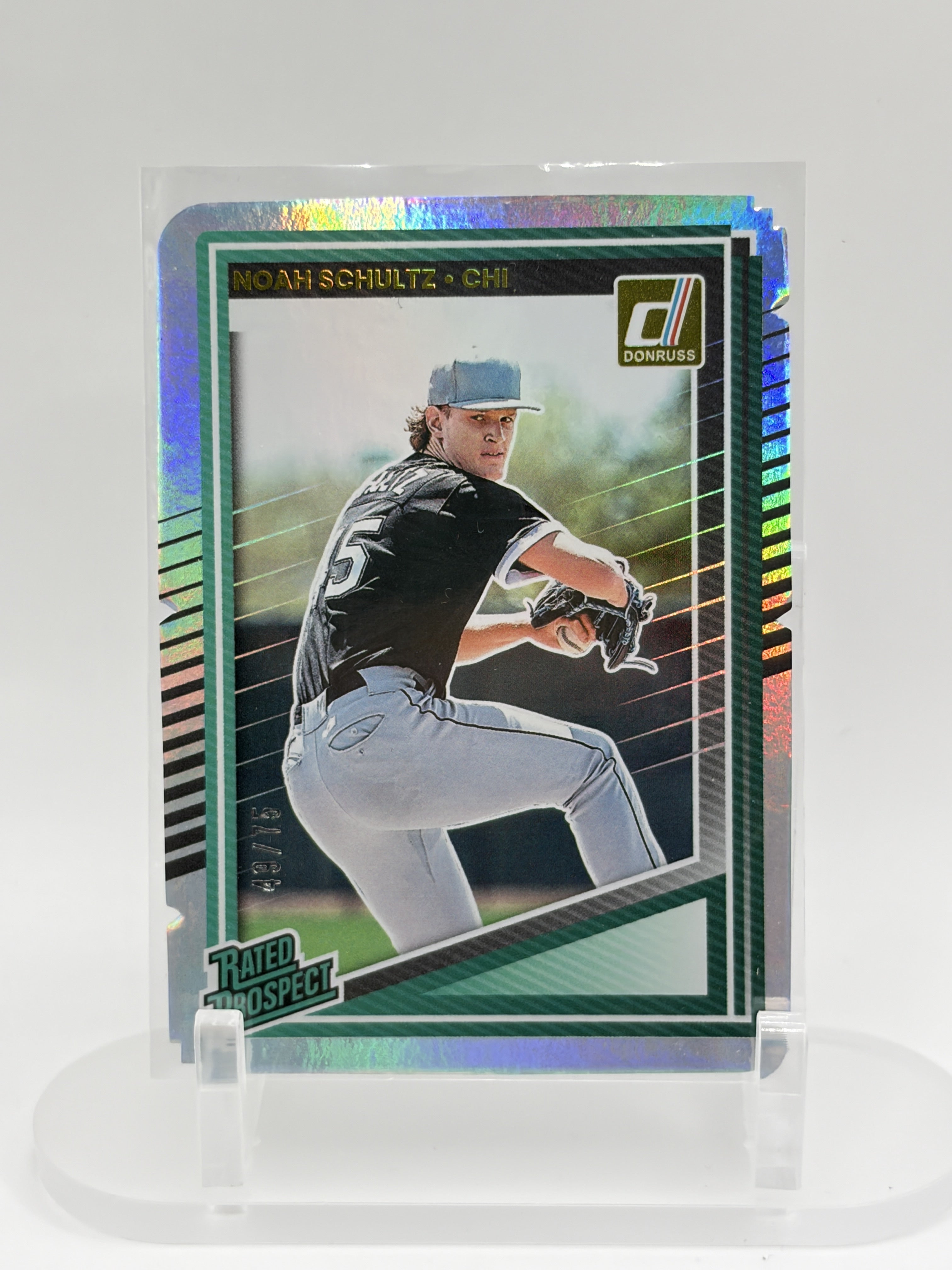 Noah Schultz 2025 Panini Donruss /75 Chicago White Sox #200