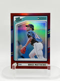 2024 Donruss #115 Brice Matthews Red #/275