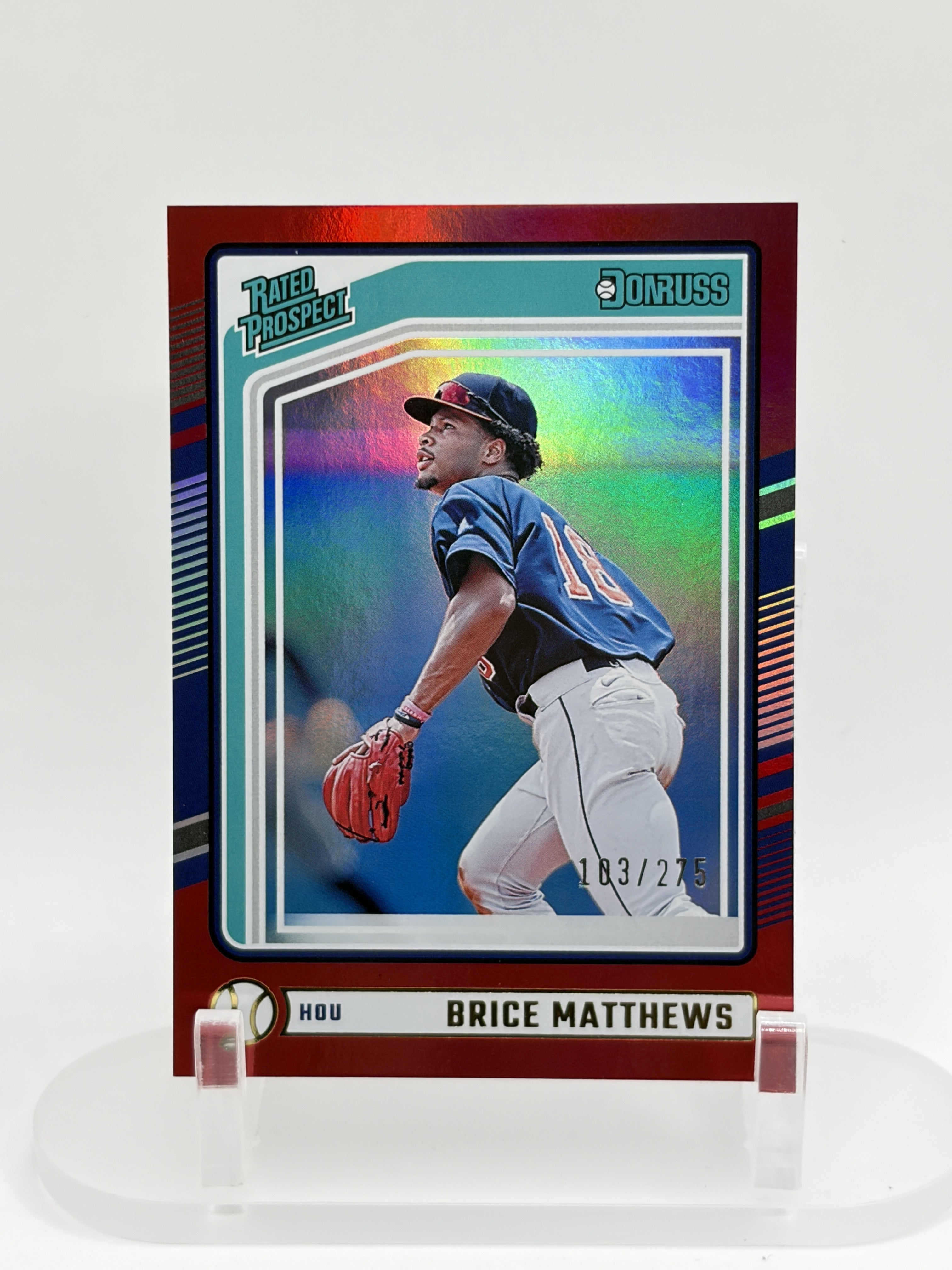 2024 Donruss #115 Brice Matthews Red #/275