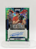 2025 Panini Sensational Signatures Cam Caminiti Green Prizm Auto /25 Braves