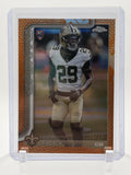 2025 Topps Chrome #369 Quincy Riley Football Leather Refractor