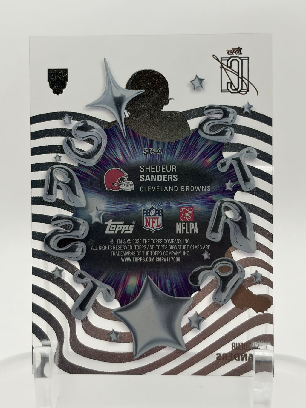 2025 Topps Signature Class #SC-4 Shedeur Sanders Star Cast