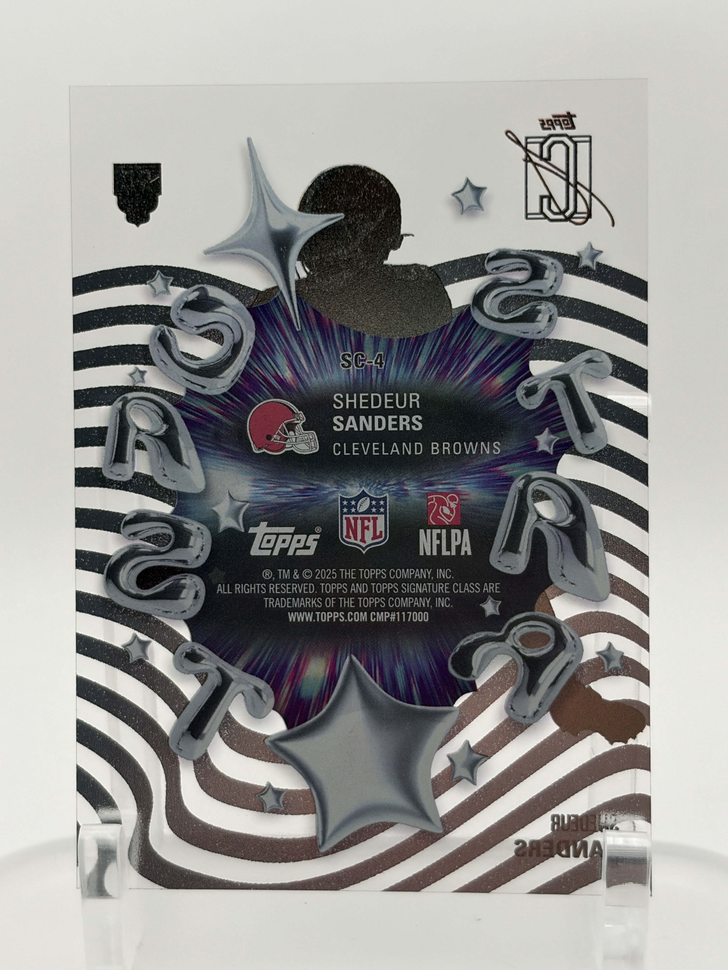 2025 Topps Signature Class #SC-4 Shedeur Sanders Star Cast