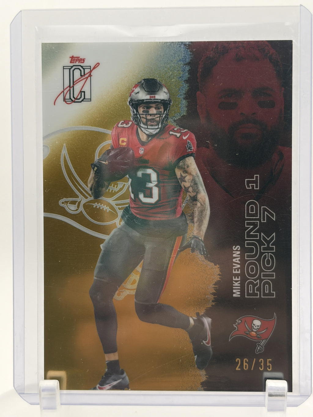 2025 Topps Signature Class #51 Mike Evans Gold #/35