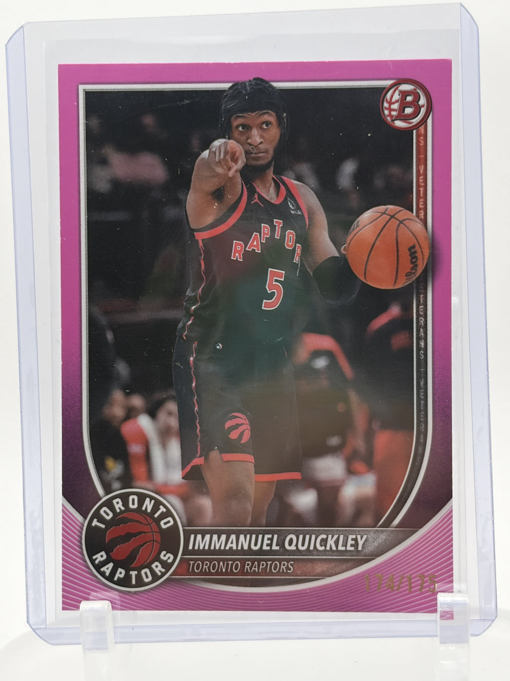 2025-26 Bowman #BCV-69 Immanuel Quickley pink /175