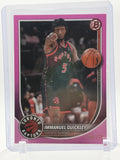 2025-26 Bowman #BCV-69 Immanuel Quickley pink /175