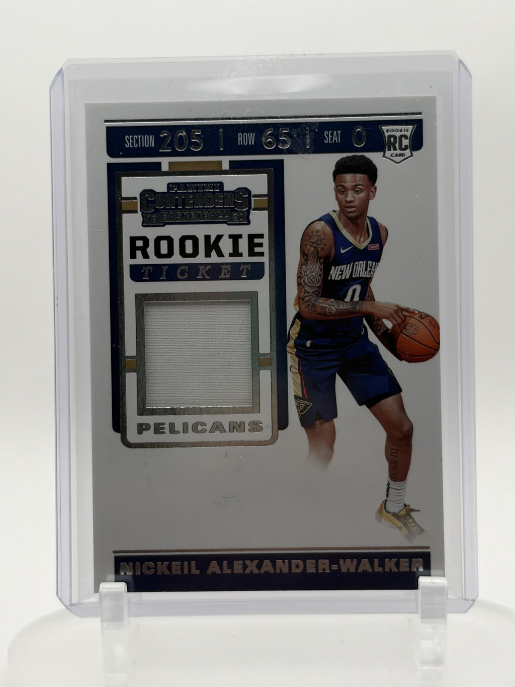 2019-20 Panini Contenders #RTS-NAW Nickeil Alexander-Walker Ticket Swatches