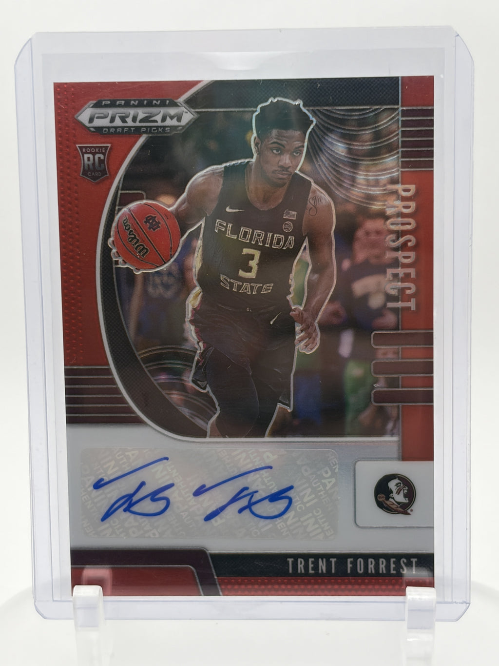 Trent Forrest 2020 Panini Prizm Draft #PA-TF Prospect Autographs Red /199