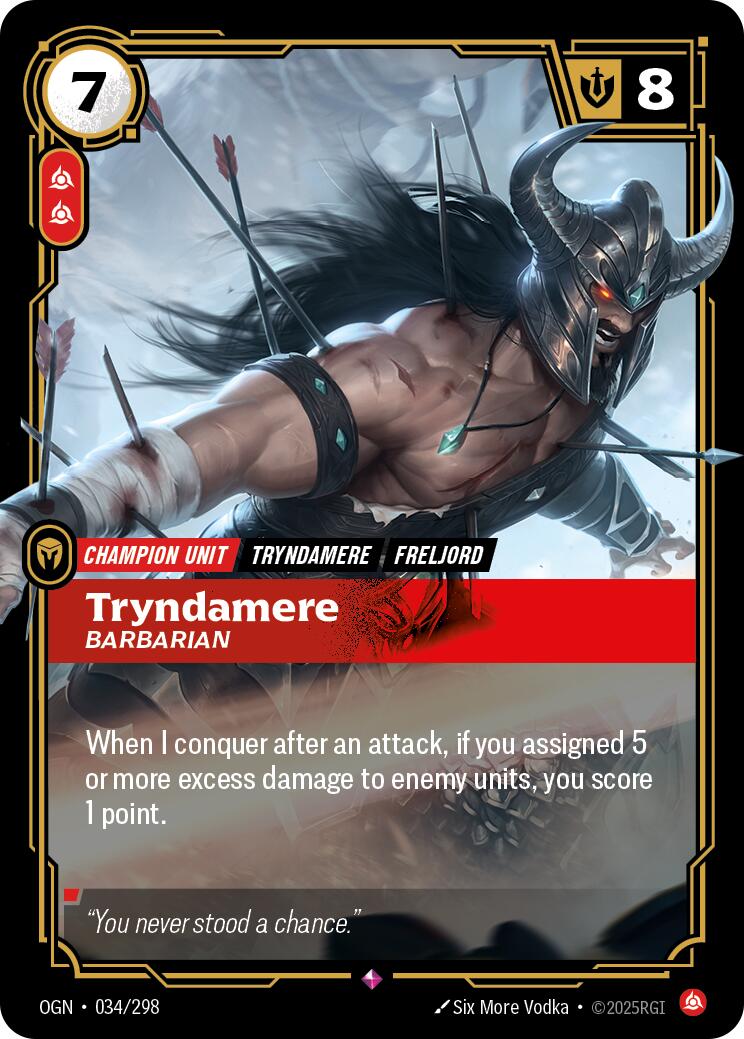 Tryndamere, Barbarian