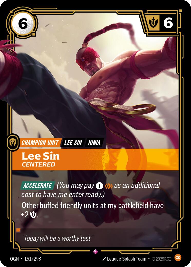 Lee Sin, Centered