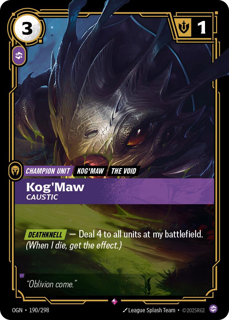Kog'Maw, Caustic