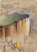 The Walls of Ba Sing Se Art Card (Gold-Stamped Planeswalker Symbol)