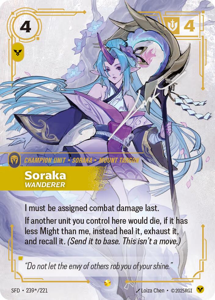 Soraka, Wanderer (Signature)