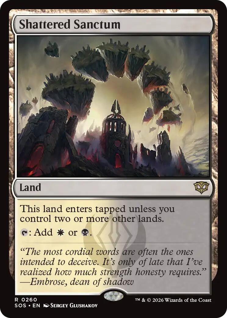 Shattered Sanctum Lightly Played [SOS - 260]