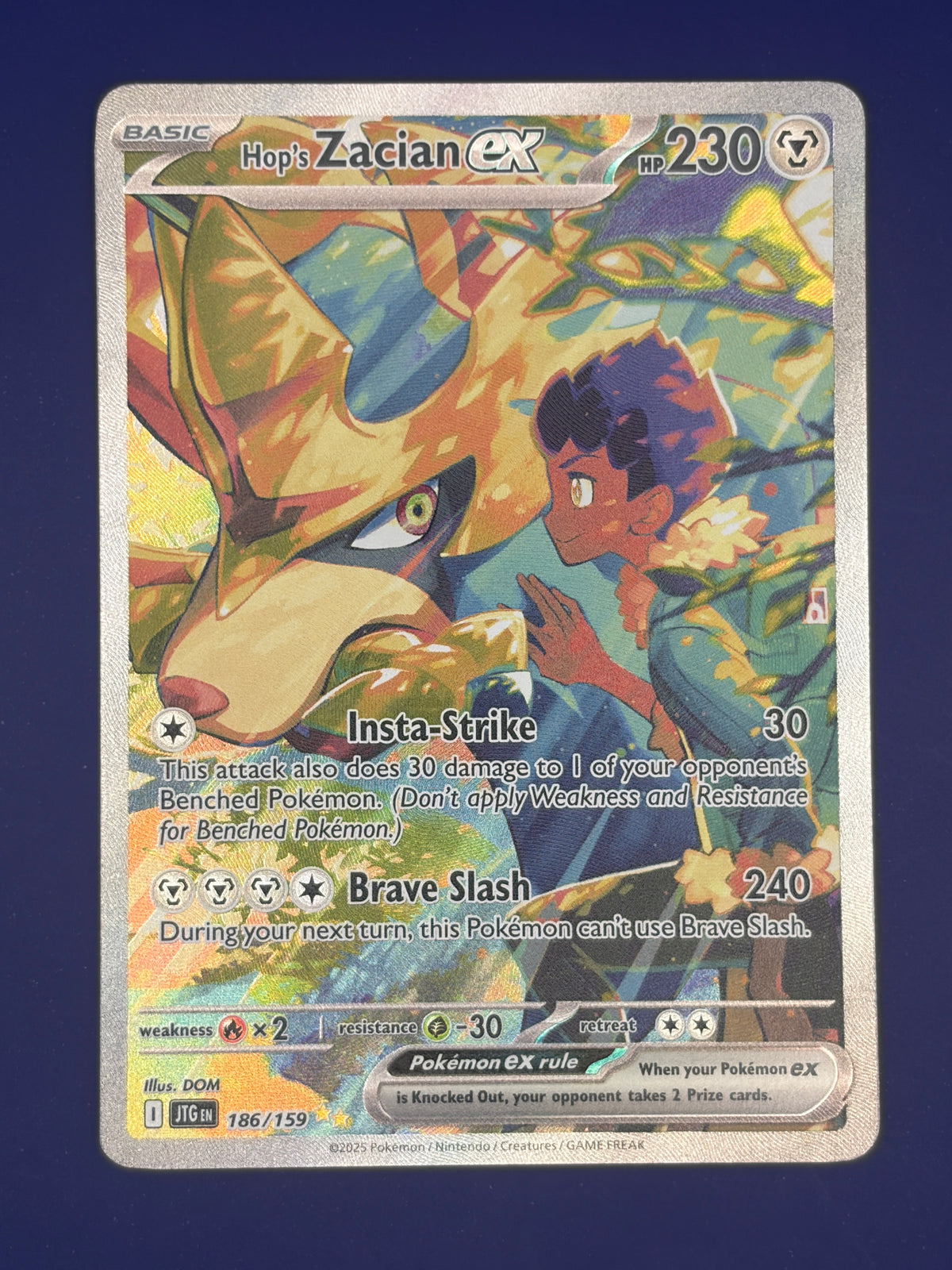 Hop's Zacian ex - 186/159
