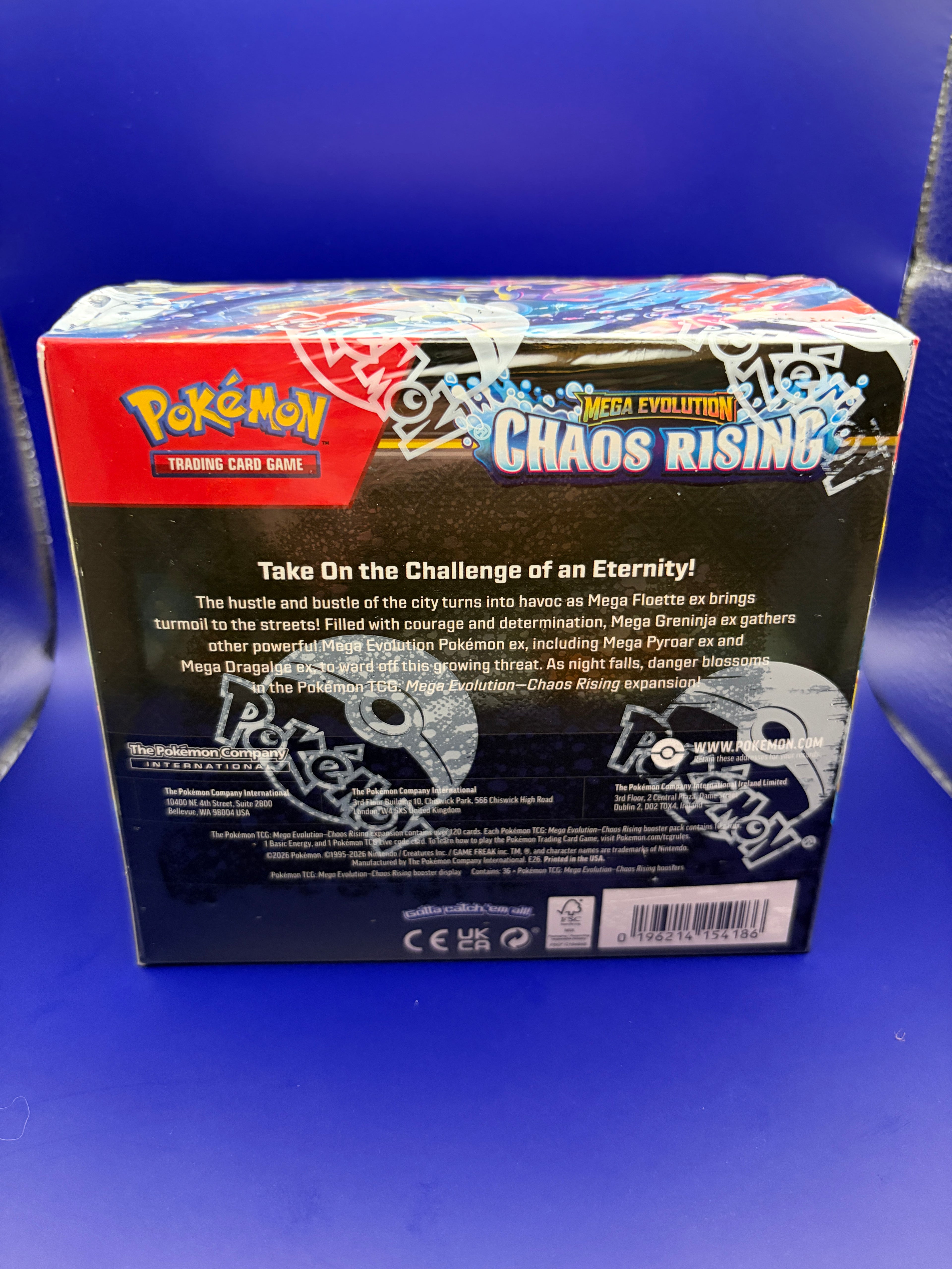 Chaos Rising Booster Box (Back)